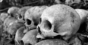 an image of skulls to illustrate the consequence of sin and failure to be saved.